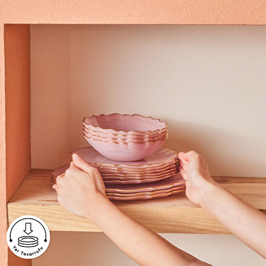 Karaca Icequeen 18 Parça 6 Kişilik Yemek Takımı