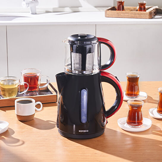 Karaca Enerji Tasarruflu Kettle Çay Makinesi 1501 Redgold