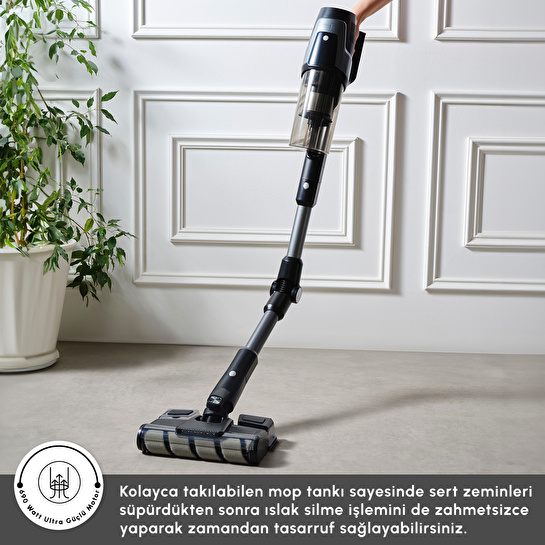 Karaca Dynamic Vacuumx 3 in 1 Kablosuz Islak Kuru Dikey Süpürge
