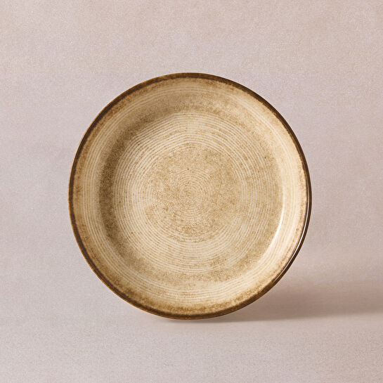 Karaca Ephesus Yemek Tabağı 20 Cm Bej