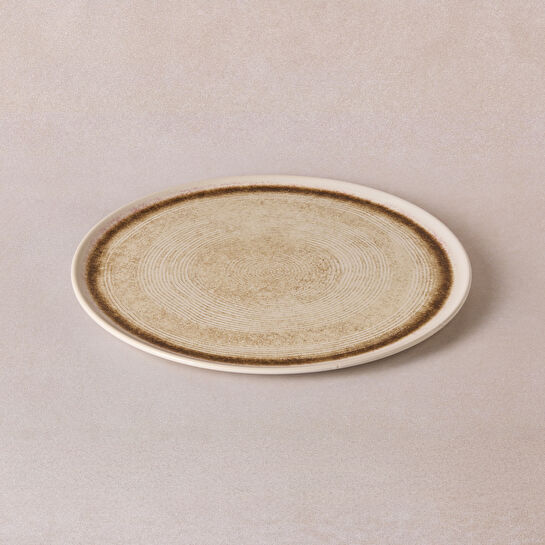 Karaca Ephesus Pizza Tabağı 32 Cm Bej