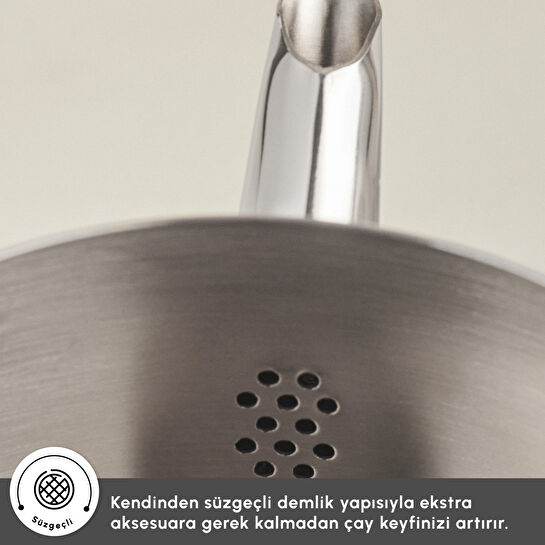 Karaca Nora Midi İndüksiyon Tabanlı Çaydanlık Takımı