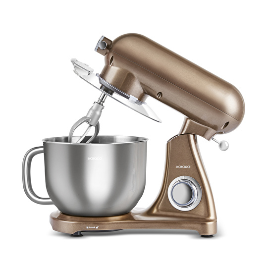 Karaca Powercast Chef Döküm Stand Mikser Mutfak Şefi Walnut Brown 1800W 6,2 Lt