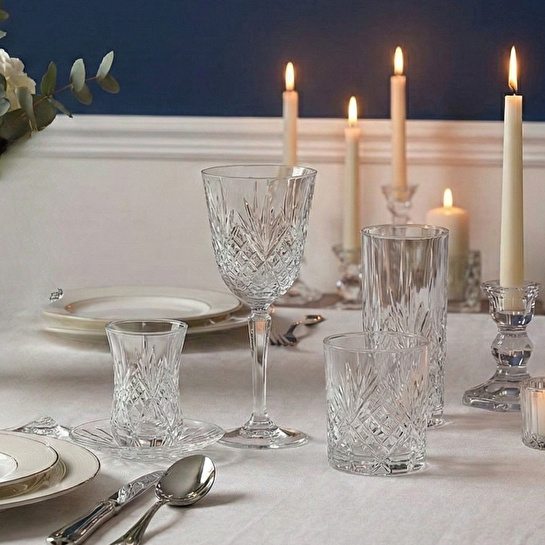 RCR Melodia Yüksek Kalite Cam Kristal 6'lı Kadeh Seti 270 ml