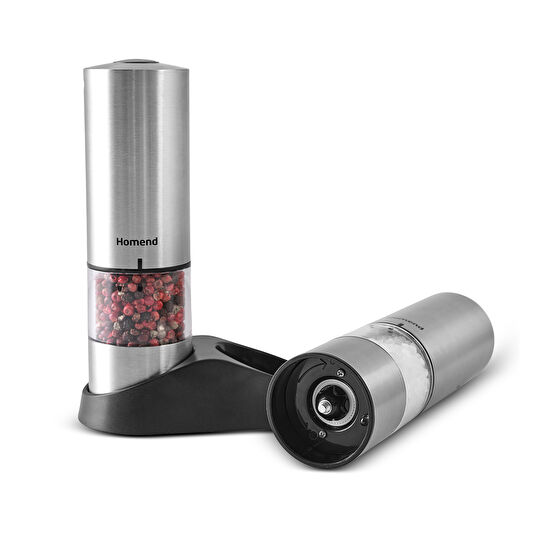 Homend Grindgo 6003H Şarjlı Baharat Değirmen Seti
