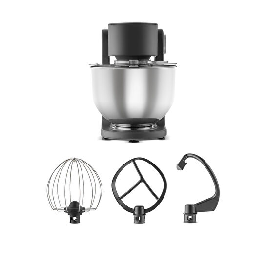 Homend Profashion 3023H Digital Ekran Döküm Hamur Yoğurma Makinesi Antrasit 1500W 5L