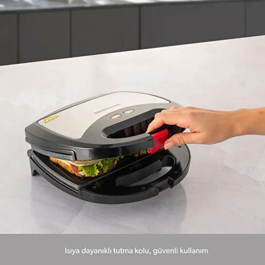 Homend Toastbuster 1325H Çıkarılabilir Tost Plakalı Waffle Makinesi