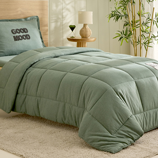 Karaca Home Motto Cotton Comfort Tek Kişilik Uyku Seti Petrol