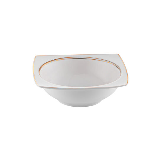 Emsan Fine Bone Hale 60 Parça 12 Kişilik Kare Yemek Takımı Gold