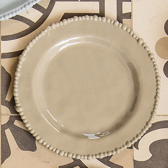 Baci Milano Joke Table Kitchen Melamin Servis Tabağı 28 cm Kahverengi