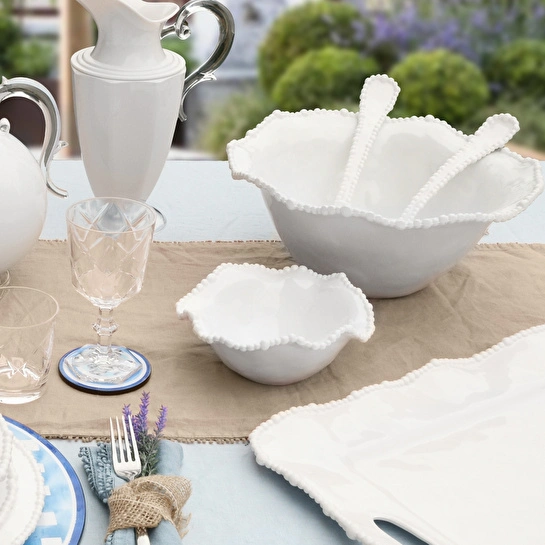 Baci Milano Joke Table Kitchen Melamin Salata Kasesi 27 cm Beyaz