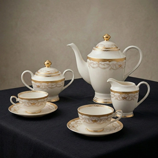 Weimar Eleonore Of Neuburg 15 Parça Çay Seti