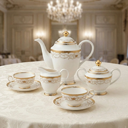 Weimar Eleonore Of Neuburg 15 Parça Çay Seti