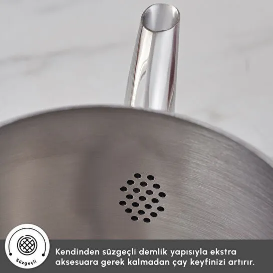 Karaca Asiye Maxi Çaydanlık Takımı Siyah