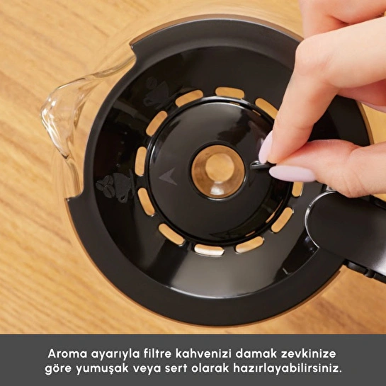 Karaca Hatır Plus Barista 6 in 1 Latte Cappuccino ve Közde Türk Kahve Makinesi Black Silver