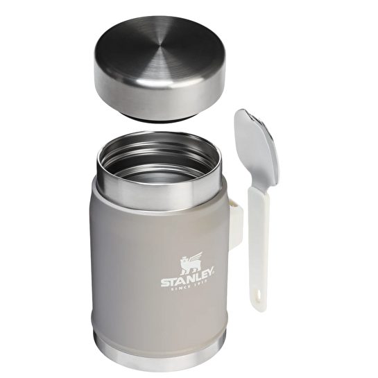 Stanley Classic Legendary Kaşıklı Yemek Termosu 400 ml Gri
