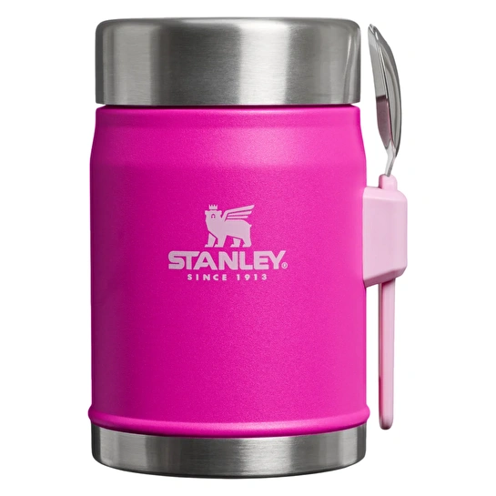 Stanley Classic Legendary Kaşıklı Yemek Termosu 400 ml Violet Blossom