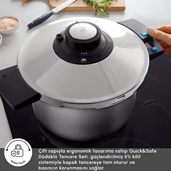 Karaca Quick And Safe İndüksiyon Tabanlı Düdüklü Tencere 7 Lt