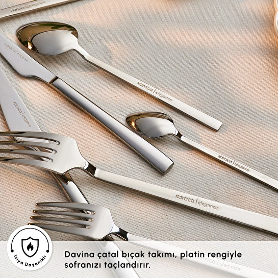 Karaca New Davina 84 Parça 12 Kişilik Çatal Kaşık Bıçak Takımı
