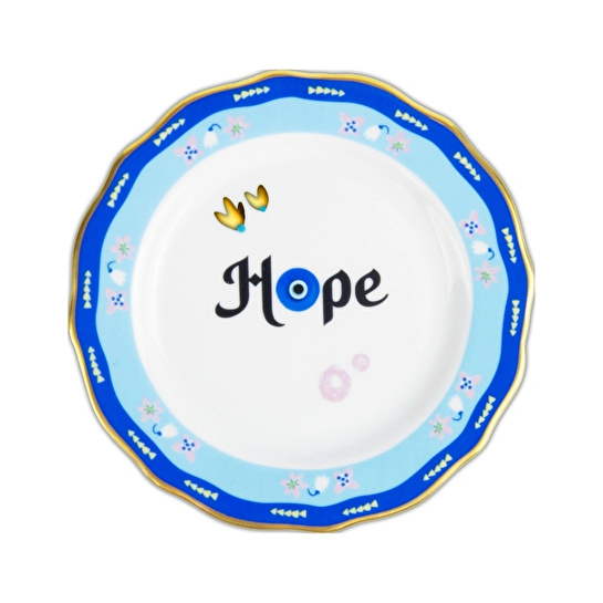 Baci Milano Mamma Mia Hope Yazılı Pasta Tabağı 16 cm