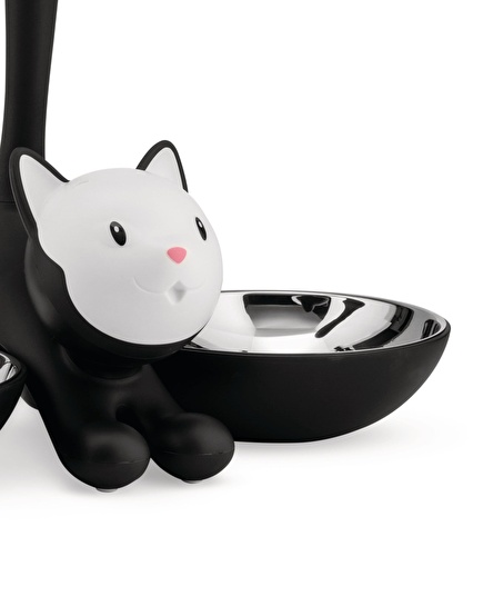 Alessi Tigrito Gri Kedi Mama Kabı 32x16x28 Cm Sh