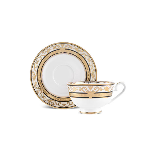 Weimar Carla Of Bavaria 15 Parça Çay Seti Siyah