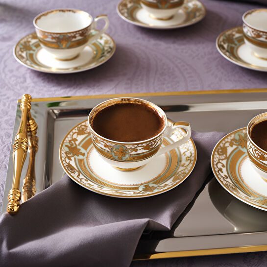 Weimar Andrea Of Spoleto 6 Parça Kahve Takımı Yeşil