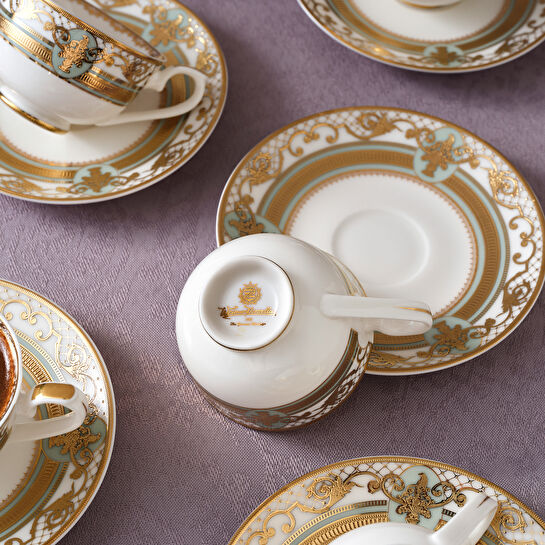 Weimar Andrea Of Spoleto 6 Parça Kahve Takımı Yeşil