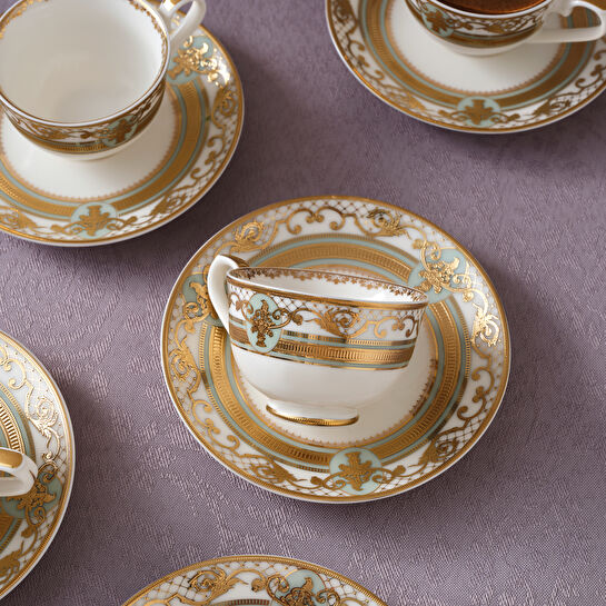 Weimar Andrea Of Spoleto 12 Parça 6 Kişilik Kahve Takımı Yeşil