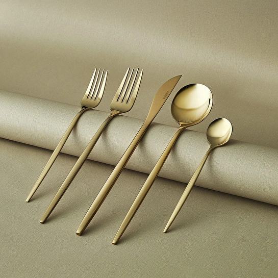 Karaca Orion Gold 6 Kişilik 30 Parça Çatal Kaşık Bıçak Takımı