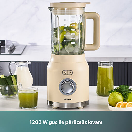 Homend Artfood 4925h Profesyonel Blender Krem 1200W