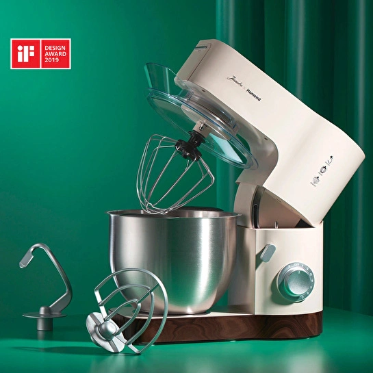 Homend Artfood 3025h Hamur Yoğurma Makinesi Krem 1200W 5,5L