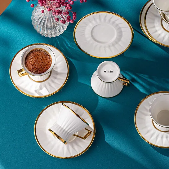 Emsan Aşiyan 6 Kişilik Kahve Fincan Takımı