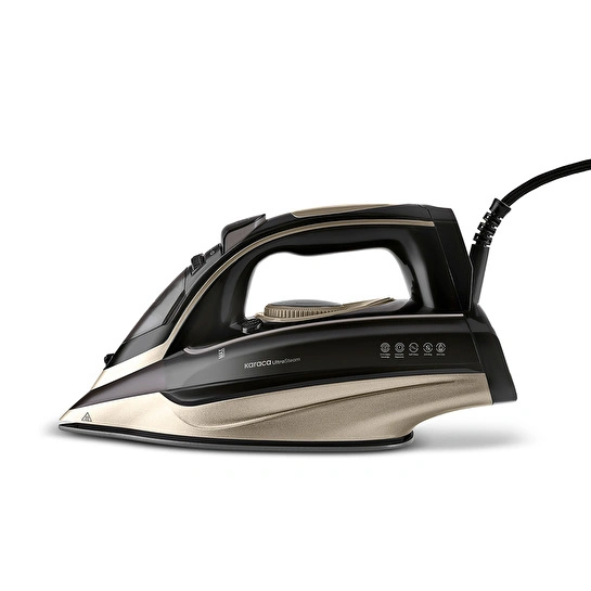 Karaca Vantuz Ultrasteam Buharlı Ütü Black Gold
