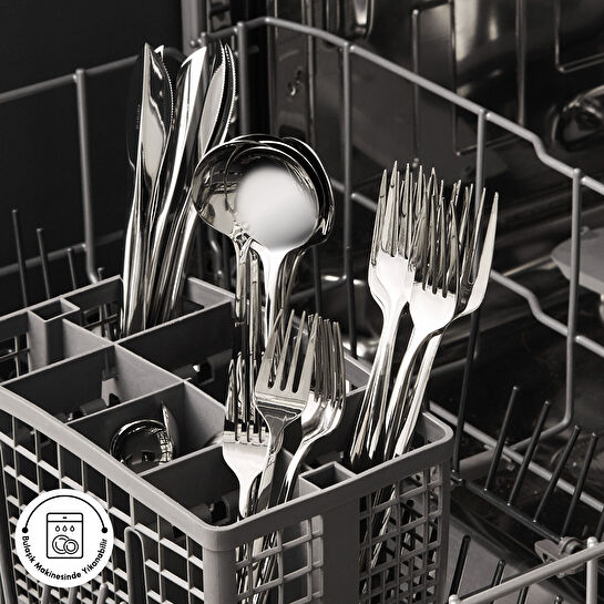 Karaca Orion Platin 6 Kişilik 30 Parça Çatal Kaşık Bıçak Takımı