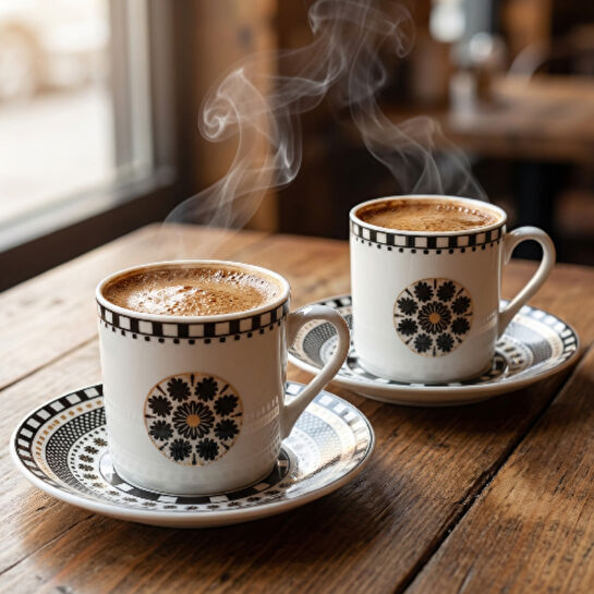 Karaca Tuna 2 Kişilik Kahve Fincan Takımı 90 ml