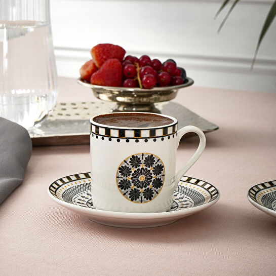 Karaca Tuna 2 Kişilik Kahve Fincan Takımı 90 ml