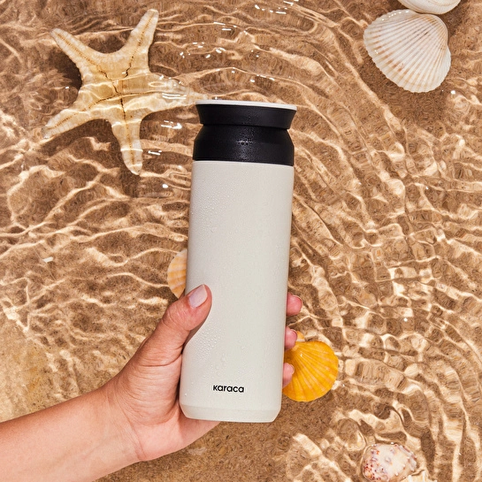 Karaca Rainbow Çelik Sızdırmaz Termos Krem 500 ml