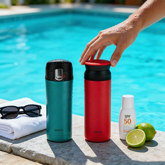 Karaca Rainbow Çelik Sızdırmaz Termos Kırmızı 500 ml