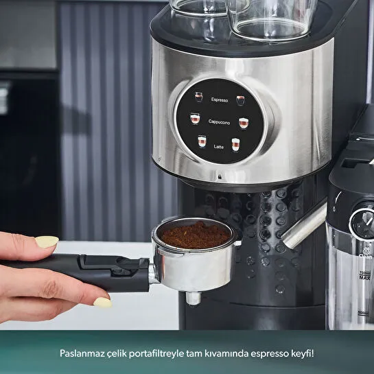 Homend Coffeebreak 5015H Süt Köpürtücülü Otomatik Espresso Makinesi 700 ml 1470W