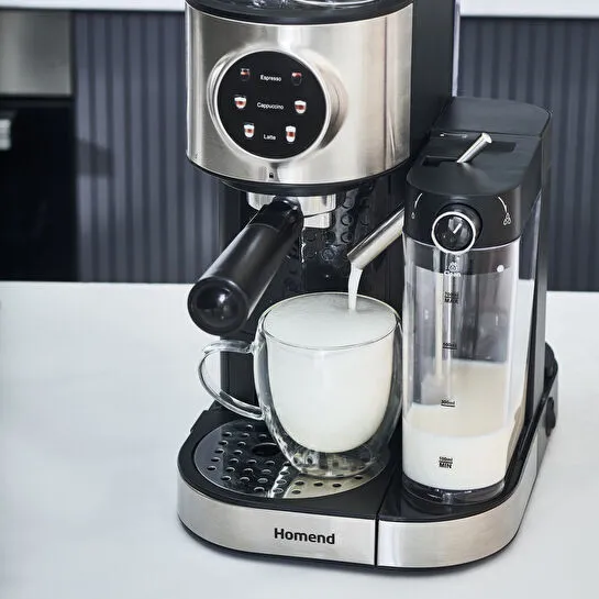 Homend Coffeebreak 5015H Süt Köpürtücülü Otomatik Espresso Makinesi 700 ml 1470W