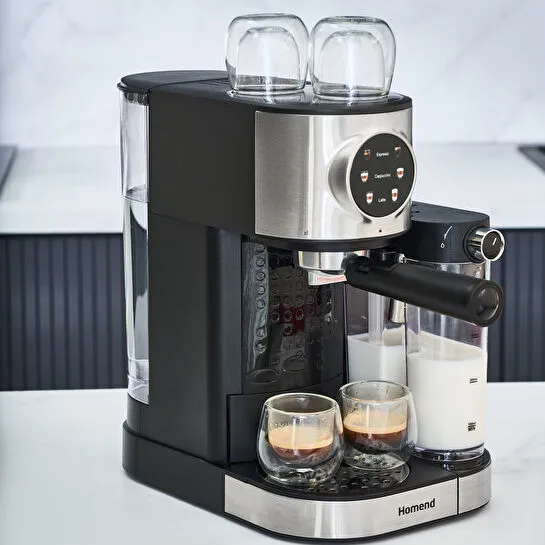 Homend Coffeebreak 5015H Süt Köpürtücülü Otomatik Espresso Makinesi 700 ml 1470W