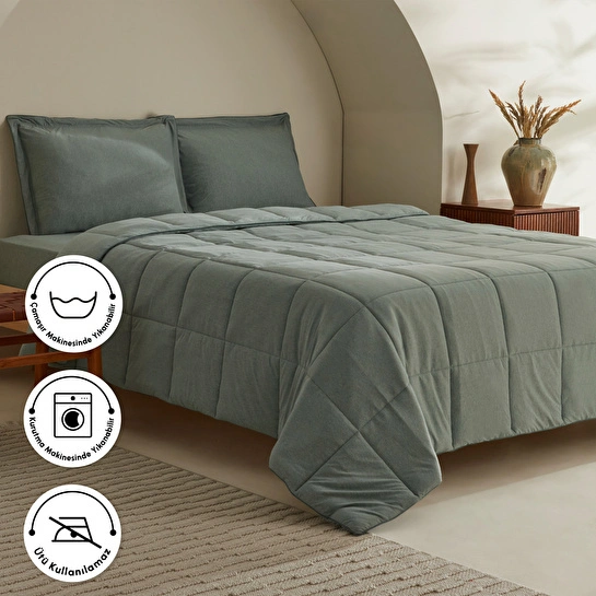Karaca Home Benji Çift Kişilik Modal Comfort Set Yeşil