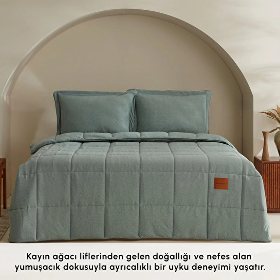 Karaca Home Benji Çift Kişilik Modal Comfort Set Yeşil