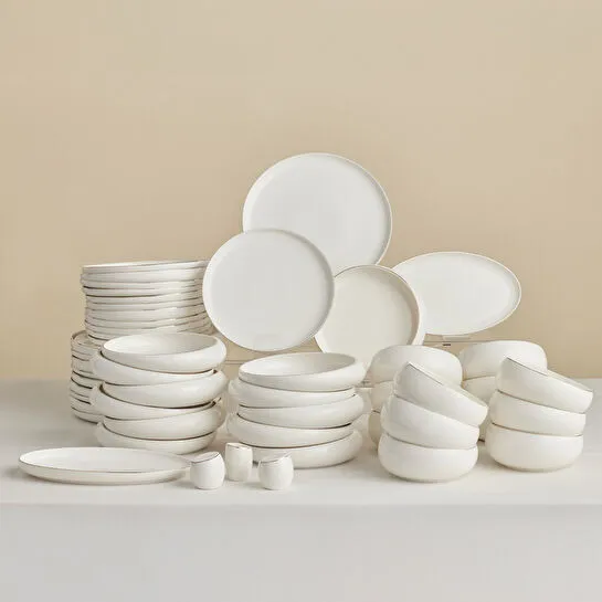 Karaca Stream Bone Astro 53 Parça 12 Kişilik Yemek Takımı Gold