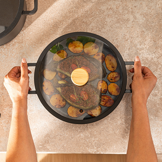 Emsan Signature Alüminyum Döküm 7 Parça Tencere Seti Siyah