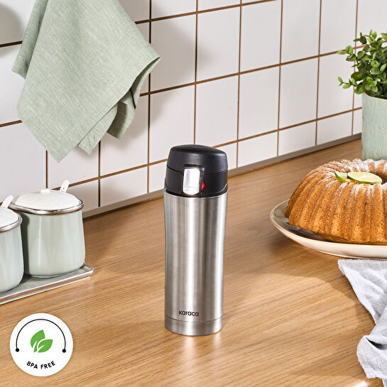 Karaca Pluton Çelik Sızdırmaz Termos Inox 350 ml
