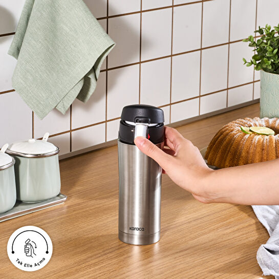 Karaca Pluton Çelik Sızdırmaz Termos Inox 350 ml