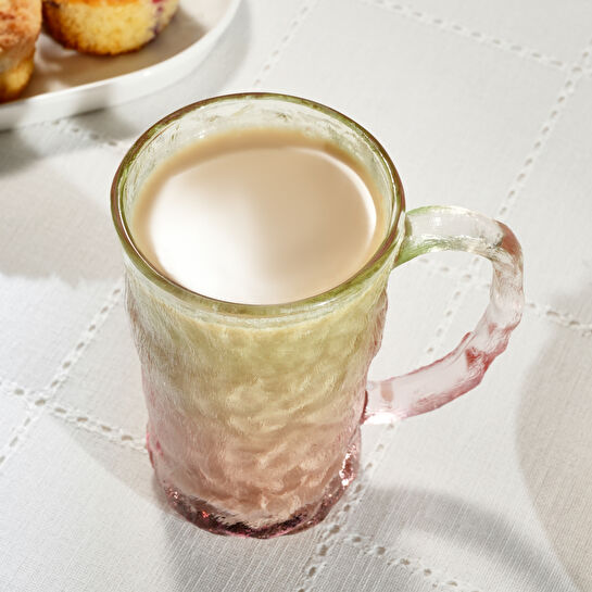 Karaca Glacier Mug Pembe Yeşil 350 ml