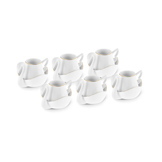 Karaca Swan 6 Kişilik Kahve Fincan Takımı